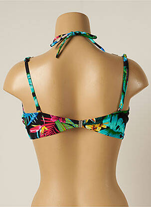 Haut de maillot de bain stretch haut bandeau noir SALÉE femme