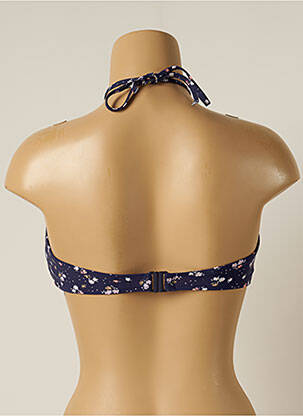 Haut de maillot de bain stretch haut bandeau bleu SEAFOLLY femme