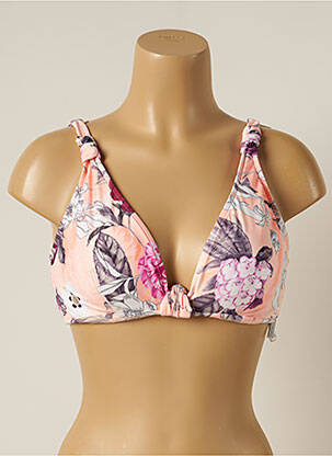 Haut de maillot de bain stretch haut soutien-gorge emboitant orange SEAFOLLY femme