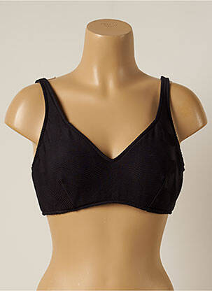 Haut de maillot de bain stretch haut soutien-gorge emboitant noir SEAFOLLY femme