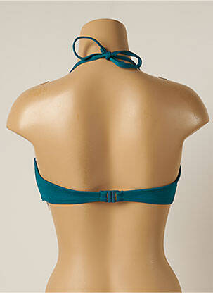 Haut de maillot de bain stretch haut bandeau bleu YSABEL MORA femme