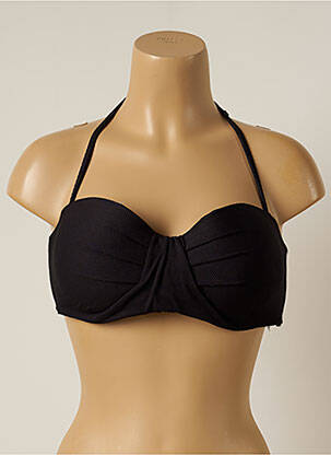 Haut de maillot de bain stretch haut bandeau noir YSABEL MORA femme
