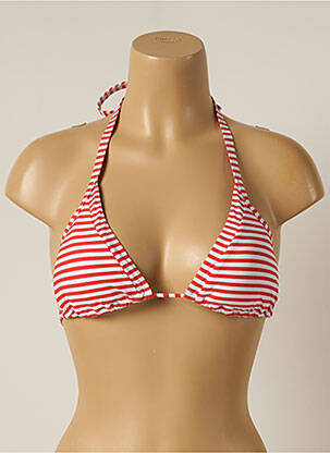 Haut de maillot de bain stretch haut soutien-gorge avec mousse de rembourrage amovible rouge SEAFOLLY femme