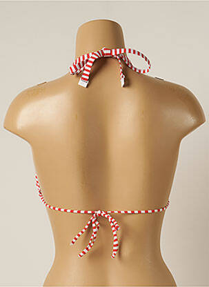 Haut de maillot de bain stretch haut soutien-gorge avec mousse de rembourrage amovible rouge SEAFOLLY femme