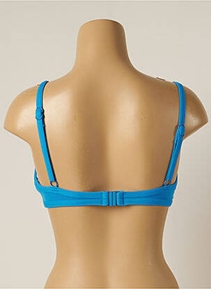 Haut de maillot de bain stretch haut bandeau bleu SEAFOLLY femme