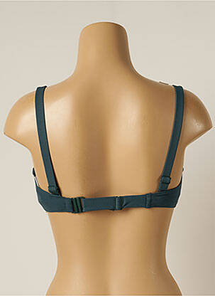 Haut de maillot de bain stretch haut soutien-gorge emboitant vert YSABEL MORA femme