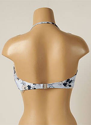 Haut de maillot de bain stretch haut bandeau bleu SEAFOLLY femme