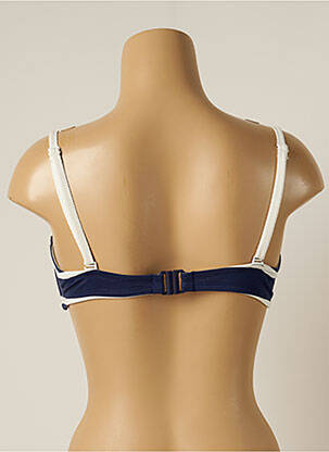Haut de maillot de bain stretch haut bandeau bleu CHERRY BEACH femme