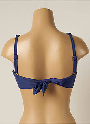 Haut de maillot de bain stretch haut bandeau bleu SEAFOLLY femme