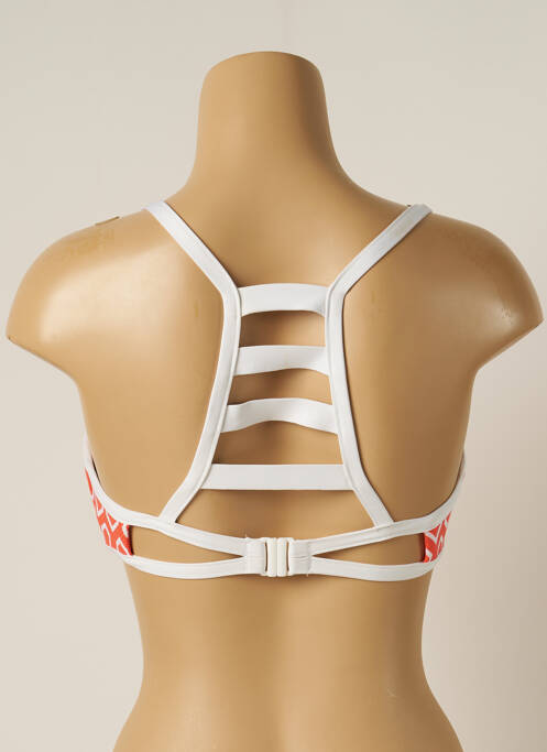 Haut de maillot de bain stretch haut soutien-gorge avec mousse de rembourrage amovible orange SEAFOLLY femme