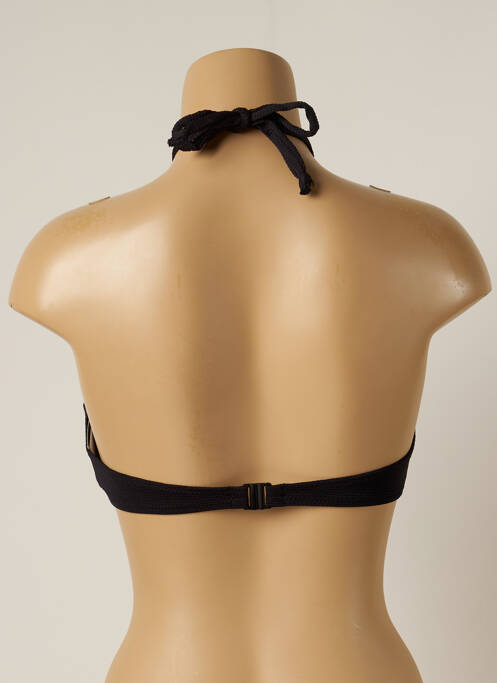 Haut de maillot de bain stretch haut soutien-gorge push-up noir YSABEL MORA femme