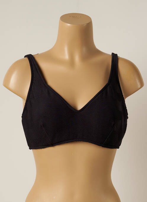 Haut de maillot de bain stretch haut soutien-gorge emboitant noir SEAFOLLY femme
