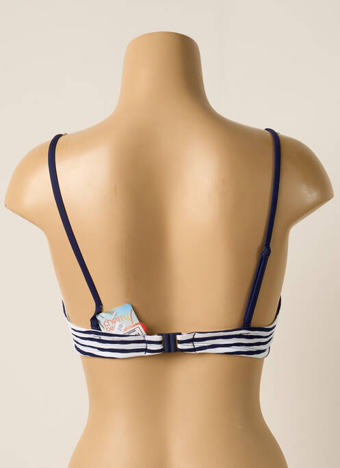 Haut de maillot de bain bleu CHERRY BEACH pour femme