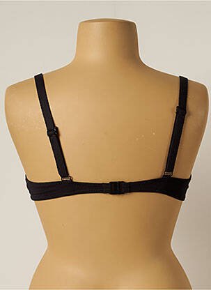 Haut de maillot de bain stretch haut soutien-gorge moulé noir YSABEL MORA femme