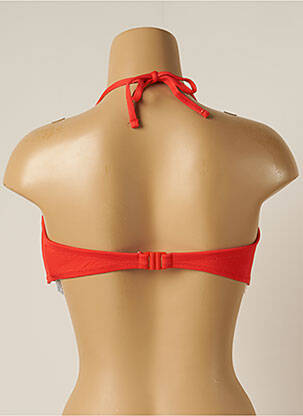 Haut de maillot de bain stretch haut bandeau rouge YSABEL MORA femme