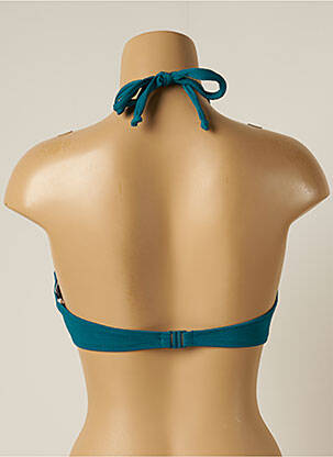 Haut de maillot de bain stretch haut bandeau bleu YSABEL MORA femme