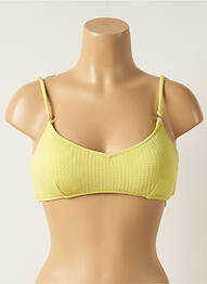 Haut de maillot de bain stretch haut soutien-gorge avec mousse de rembourrage amovible vert SEAFOLLY femme