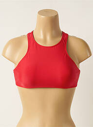 Haut de maillot de bain stretch haut soutien-gorge nageur rouge RIO DE SOL femme