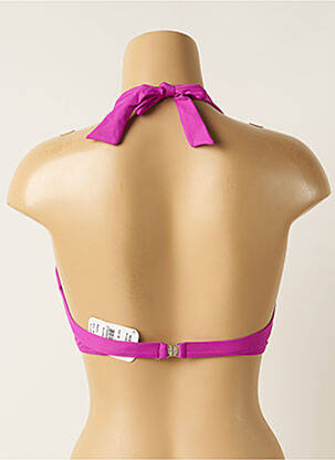 Haut de maillot de bain stretch haut soutien-gorge push-up violet HISTOIRE DE PLAGE femme