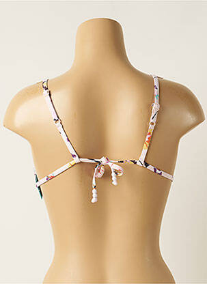 Haut de maillot de bain stretch haut soutien-gorge avec mousse de rembourrage amovible rose PIHA femme