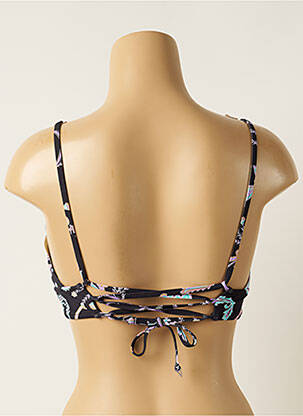 Haut de maillot de bain stretch haut soutien-gorge avec mousse de rembourrage amovible noir SEAFOLLY femme