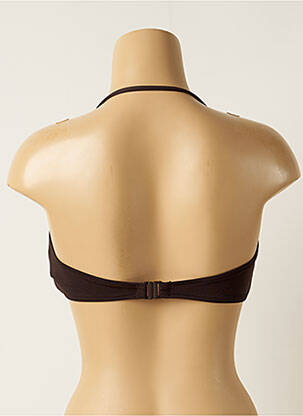 Haut de maillot de bain stretch haut bandeau marron SEAFOLLY femme