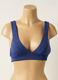 Haut de maillot de bain stretch haut soutien-gorge avec mousse de rembourrage amovible bleu SEAFOLLY femme