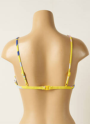 Haut de maillot de bain stretch haut bandeau jaune SEAFOLLY femme