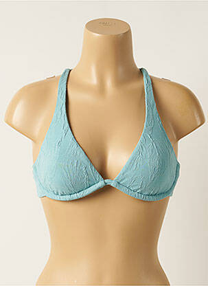 Haut de maillot de bain stretch haut soutien-gorge emboitant bleu SEAFOLLY femme