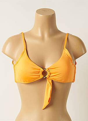Haut de maillot de bain stretch haut soutien-gorge avec mousse de rembourrage amovible orange SEAFOLLY femme