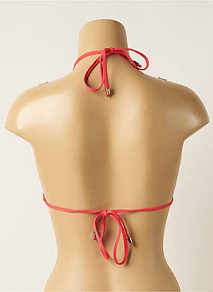 Haut de maillot de bain stretch haut triangles rouge KIWI femme