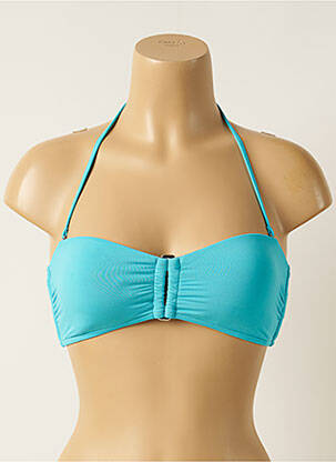 Haut de maillot de bain stretch haut bandeau bleu SEAFOLLY femme