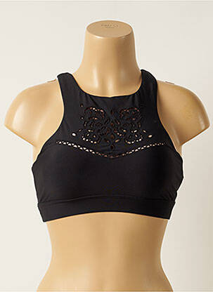 Haut de maillot de bain stretch haut soutien-gorge nageur noir SEAFOLLY femme