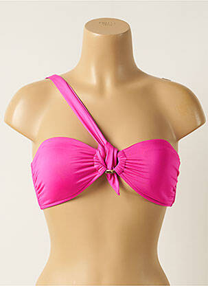 Haut de maillot de bain stretch haut bandeau rose SEAFOLLY femme