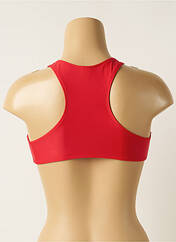 Haut de maillot de bain rouge RIO DE SOL pour femme seconde vue