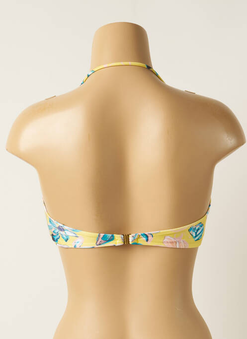 Haut de maillot de bain stretch haut bandeau jaune RIO DE SOL femme