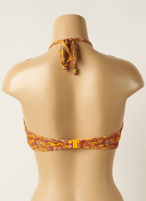 Haut de maillot de bain marron PIHA femme