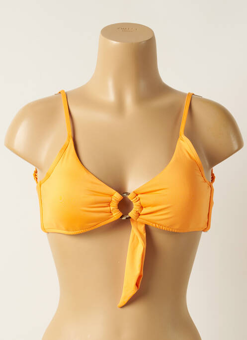 Haut de maillot de bain orange SEAFOLLY pour femme