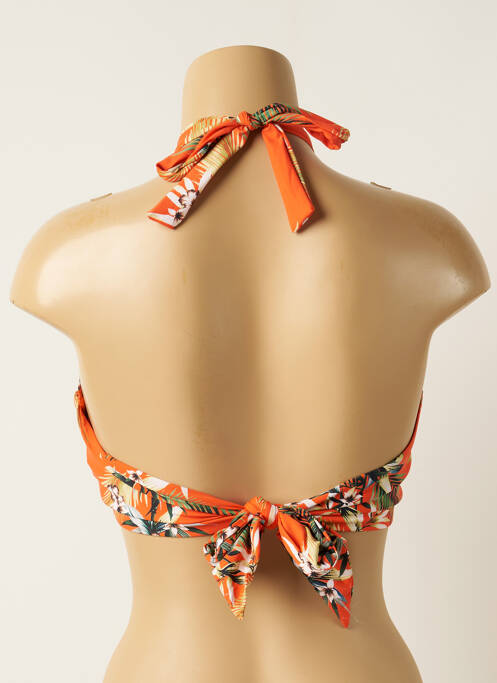 Haut de maillot de bain orange SEAFOLLY pour femme