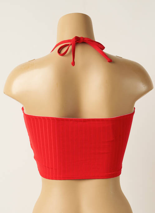 Haut de maillot de bain rouge MOONTIDE pour femme