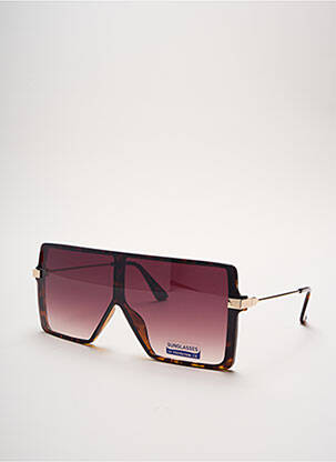 Lunettes de soleil imprimé fantaisie marron CITY VISION EYEWEAR femme