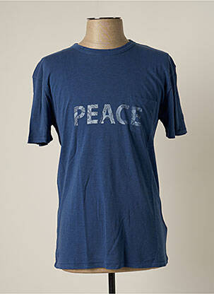 T-shirt coupe cintrée manches courtes bleu ZADIG & VOLTAIRE homme