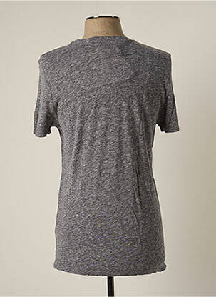 T-shirt tissage chiné manches courtes gris ZADIG & VOLTAIRE homme