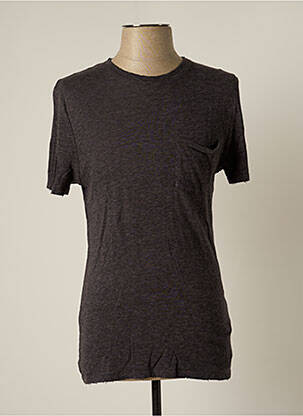 T-shirt coupe cintrée manches courtes gris ZADIG & VOLTAIRE homme