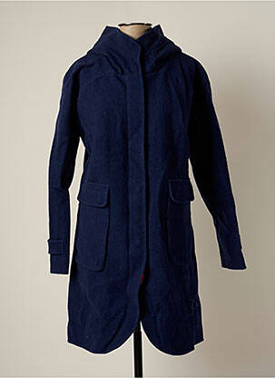 Manteau long bleu RIDERS ON THE STORM pour femme