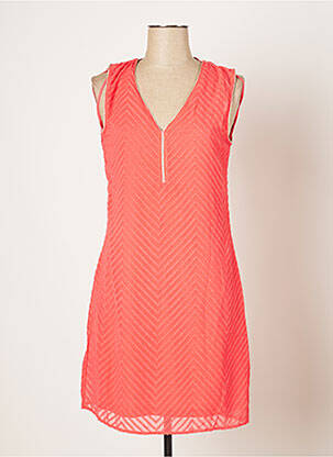 Robe mi-longue sans manche sans manche orange GRACE & MILA femme