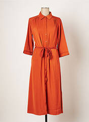 Robe longue orange GRACE & MILA pour femme seconde vue