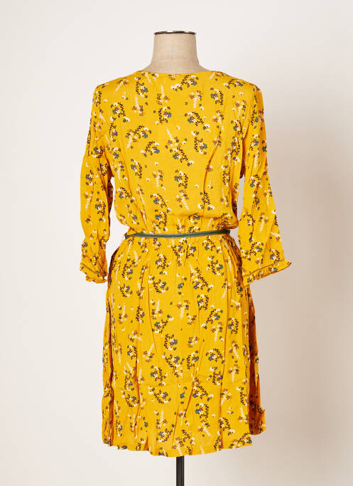 Robe courte jaune GRACE & MILA pour femme