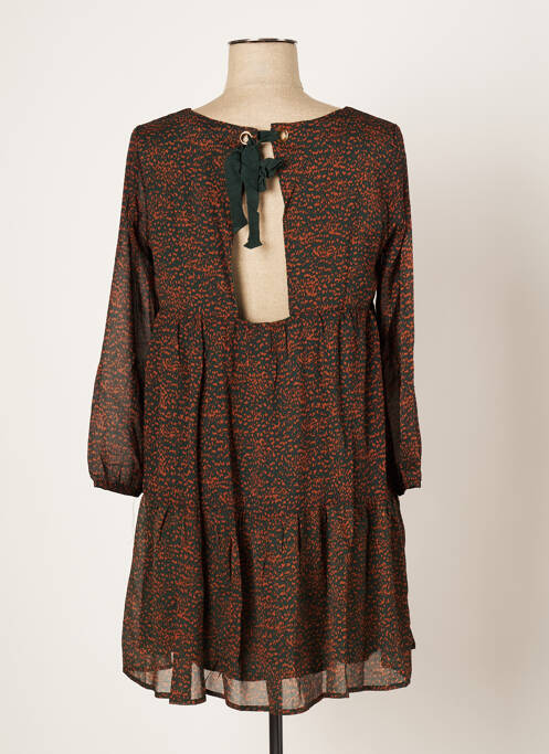 Robe courte vert LA PETITE ETOILE pour femme