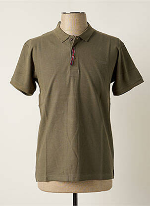 Polo stretch manches courtes vert AUSTIN HEALEY homme